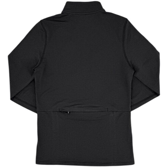 Ten Thousand Men's Over Zip Performance Polartec Grid Quarter Zip Black Small - Picture 2 of 10